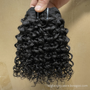 kinky curl brazilian human hair bundles,remy bundles of hair 100% human hair,unprocessed cuticle aligned human hair weave bundle